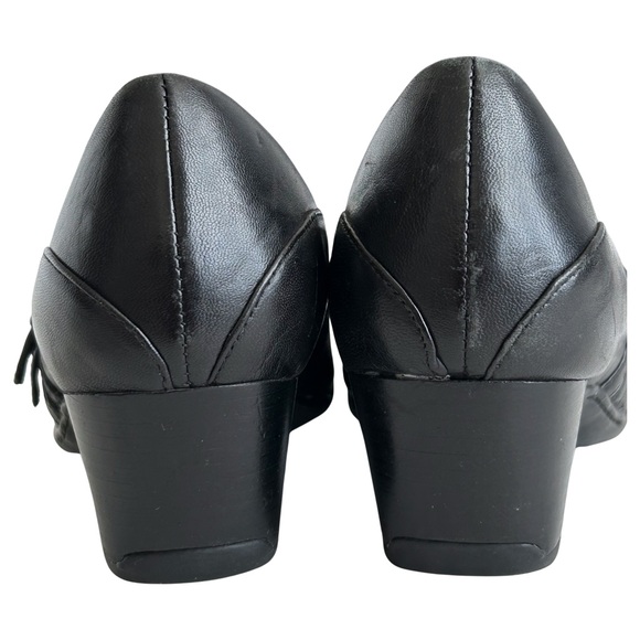 Clarks Leather Active Air Mary Jane Pumps with Double Straps - Size 6.5 - Black - Picture 6 of 9